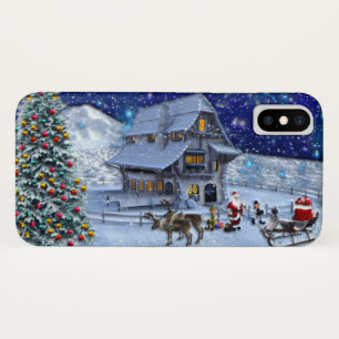 Funda Para iPhone X Elf de Santa Rudolph con espoleta