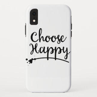 Funda Para iPhone XR Elija Happy Ink vintage.