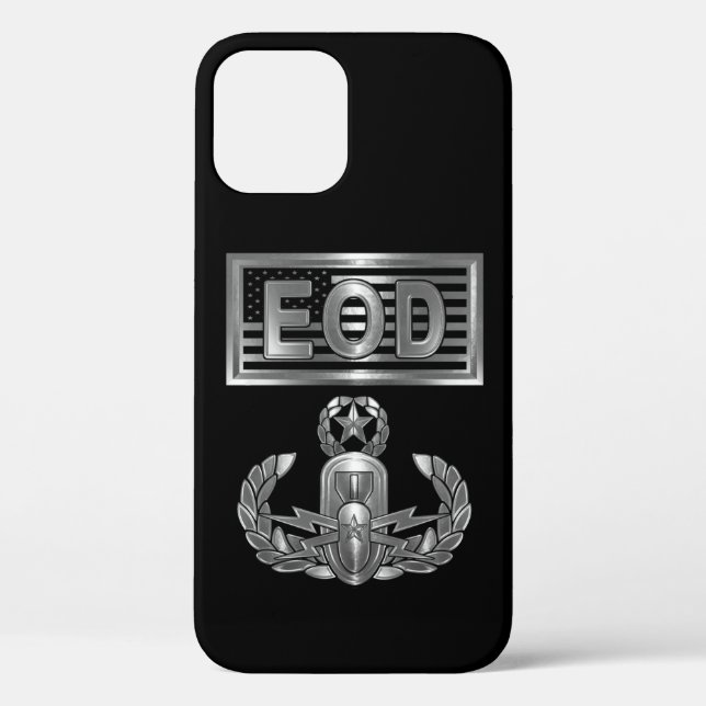 Funda De Case-Mate Para iPhone Eliminación de Municiones Explosivas (EOD)  & Band (Reverso )