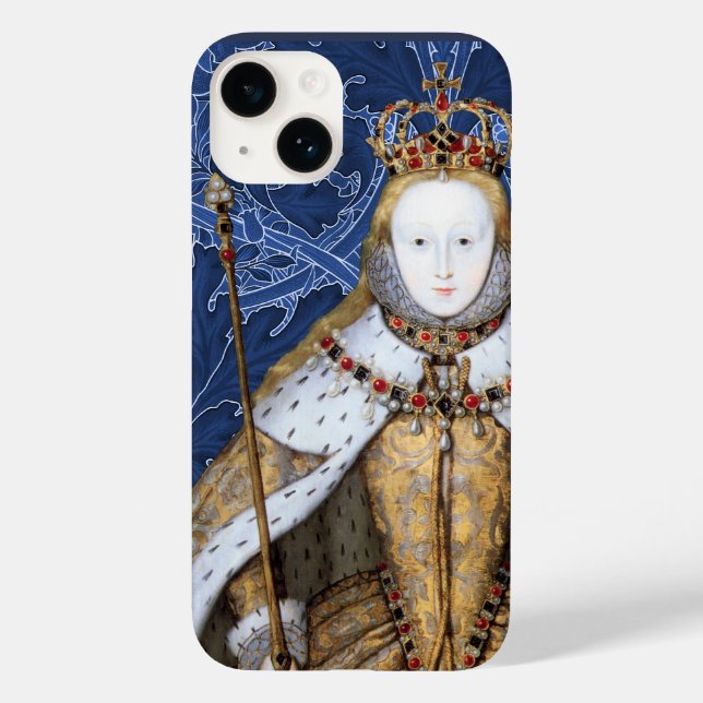 Funda De Case-Mate Para iPhone Elizabeth Tudor, Reina de Inglaterra (Reverso )