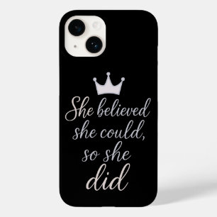 Funda Para iPhone 14 De Case-Mate Ella creía que podía hacerlo, así que lo hizo