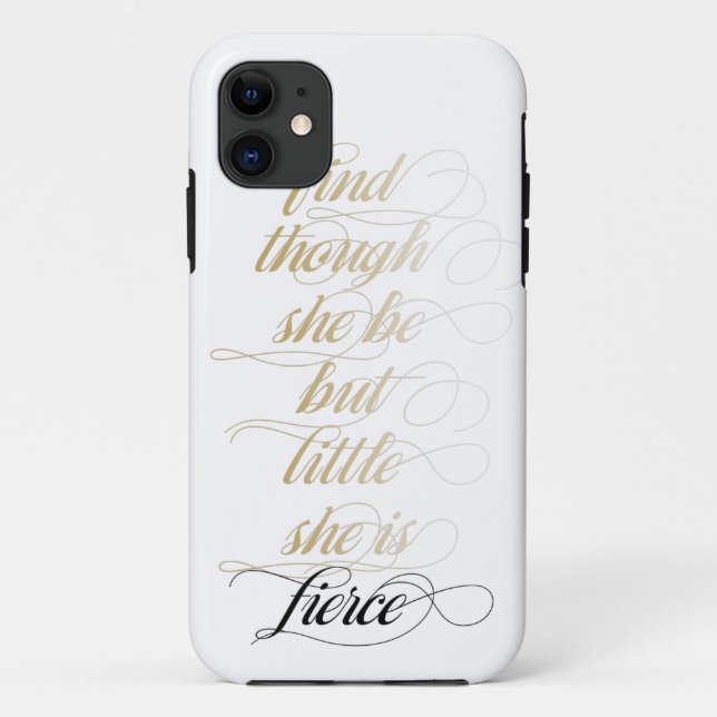 Funda De Case-Mate Para iPhone ¡Ella es feroz! caso del iPhone 5 (Reverso)