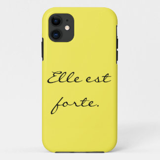 Funda Para iPhone 11 "Ella es" fuerte/"caso de Iphone 5 del forte de