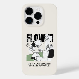Funda Para iPhone 14 Pro De Case-Mate Ella es una flor tardía pero todavía hermosa