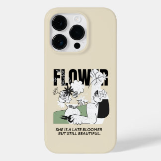 Funda Para iPhone 14 Pro De Case-Mate Ella es una flor tardía pero todavía hermosa