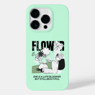 Funda Para iPhone 14 Pro De Case-Mate Ella es una flor tardía pero todavía hermosa