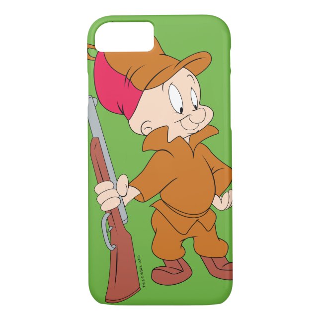 Funda De Case-Mate Para iPhone ELMER FUDD™ | Con pistola (Reverso)