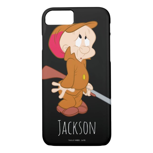 Funda De Case-Mate Para iPhone ELMER FUDD™ | Pose Asustado (Reverso)