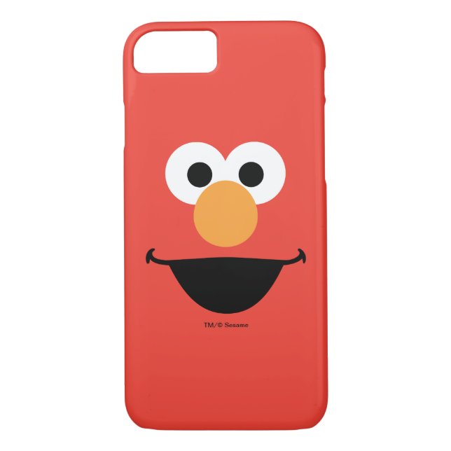 Funda De Case-Mate Para iPhone Elmo Face Art (Reverso)