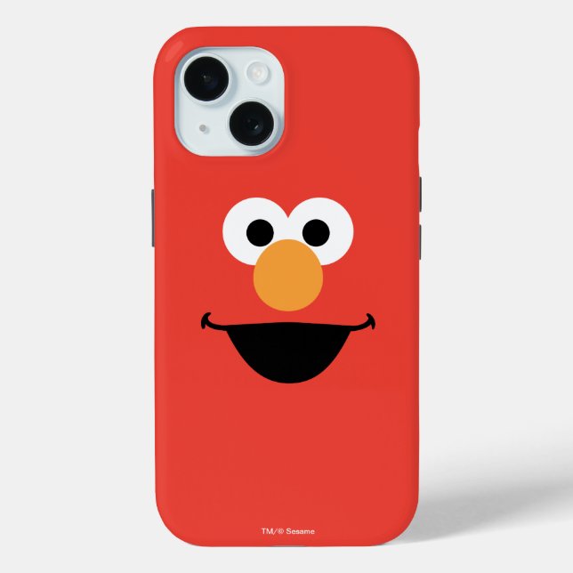 Funda De Case-Mate Para iPhone Elmo Face Art (Reverso )