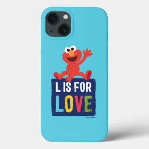 Funda Para iPhone 13 Elmo   L es para amor