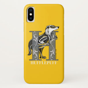 Funda Para iPhone X Emblema cruzado HUFFLEPUFF™