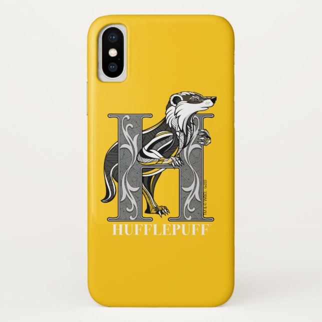 Funda De Case-Mate Para iPhone Emblema cruzado HUFFLEPUFF™ (Reverso)