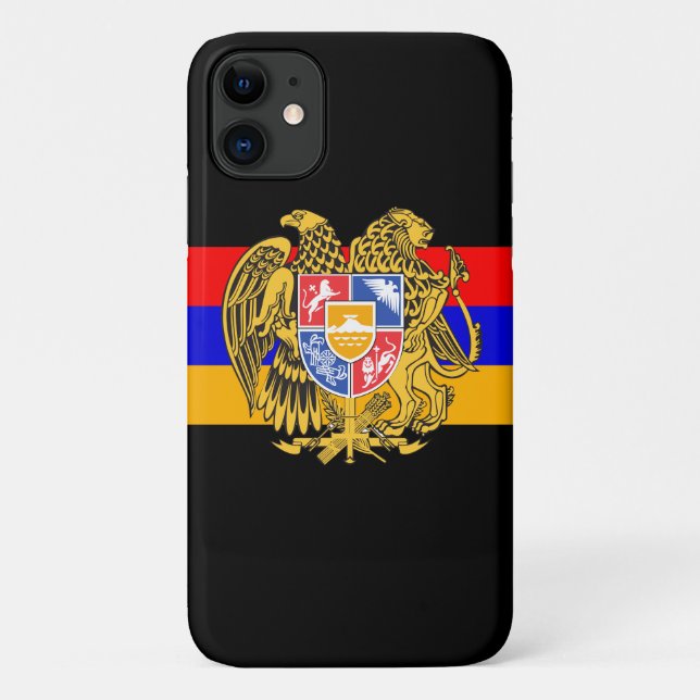 Funda De Case-Mate Para iPhone emblema de armenia (Reverso)