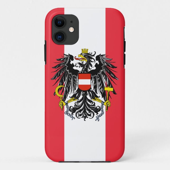 Funda De Case-Mate Para iPhone emblema de Austria (Reverso)