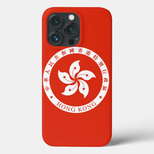 Funda De Case-Mate Para iPhone emblema de hong kong (Reverso )