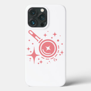 Funda Para iPhone 13 Pro Emblema de IA Estrellas brillantes, faro de la era