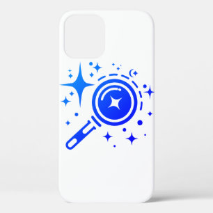 Funda Para iPhone 12 Pro Emblema de IA Estrellas de Twinkle, faro de la era