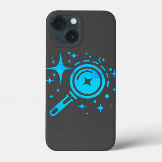 Funda Para iPhone 13 Mini Emblema de IA Estrellas de Twinkle, faro de la era