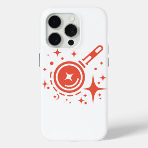 Funda Para iPhone 15 Pro emblema de IA Estrellas de Twinkle, faro de la era
