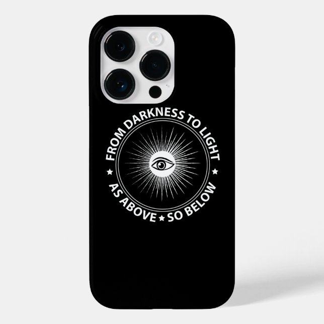 Funda De Case-Mate Para iPhone Emblema de masonería (Reverso )