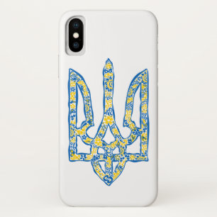 Funda Para iPhone X Emblema nacional ucraniano trident tryzub