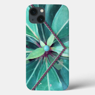 Funda Para iPhone 13 Embrague de hojas de cerezo