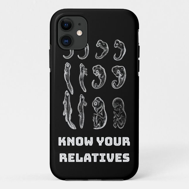 Funda De Case-Mate Para iPhone Embriogénesis de la evolución (Reverso)
