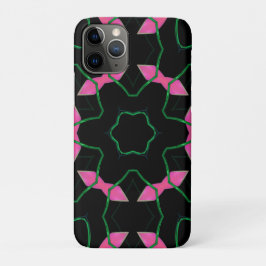 Funda Para iPhone 11 Pro Emerald and Pink Kaleidoscope
