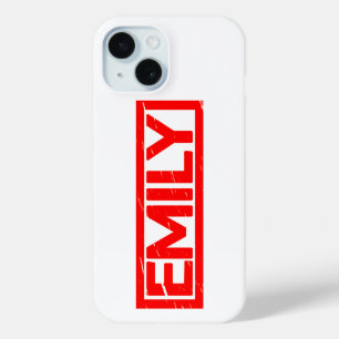 Funda Para iPhone 15 Emily Stamp