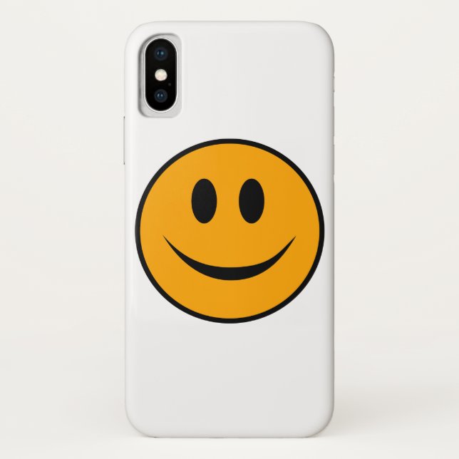 Funda De Case-Mate Para iPhone Emoji Cara Sonriente (Reverso)