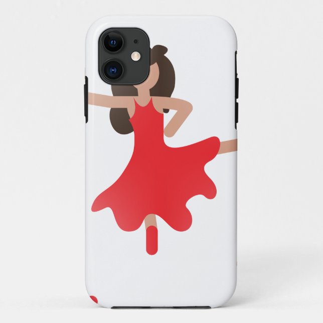 Funda De Case-Mate Para iPhone emoji de bailarín (Reverso)