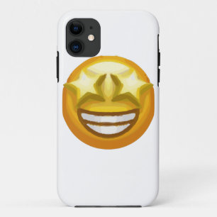 Funda Para iPhone 11 emoji de ojos de estrella