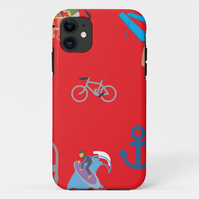 Funda De Case-Mate Para iPhone emoji deportiva (Reverso)