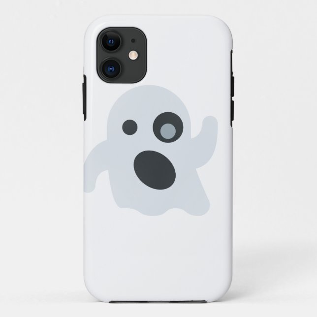Funda De Case-Mate Para iPhone emoji fantasma (Reverso)
