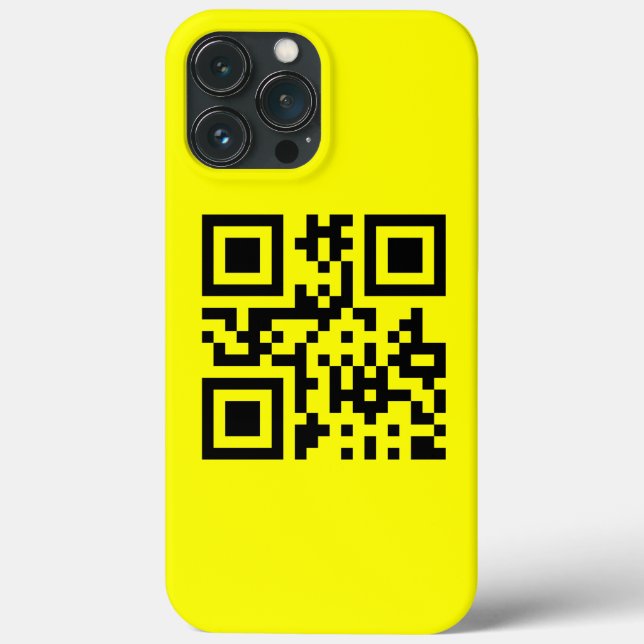 Funda De Case-Mate Para iPhone emoji sonriente de cara feliz - código QR (Reverso )