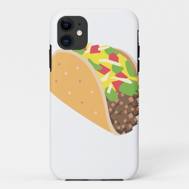 Funda De Case-Mate Para iPhone emoji taco (Reverso)