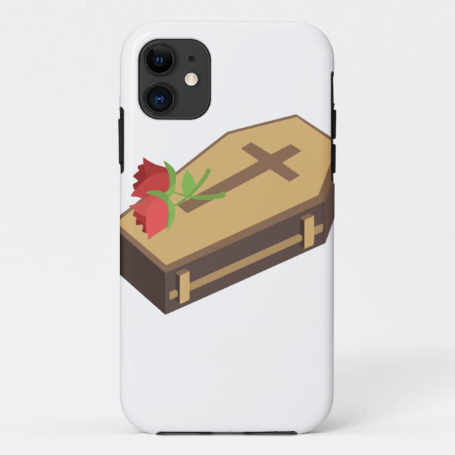 Funda De Case-Mate Para iPhone emojis de ataúd (Reverso)