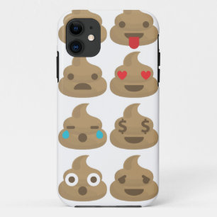 Funda Para iPhone 11 emojis de poop