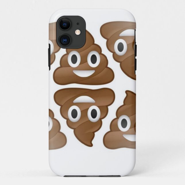 Funda De Case-Mate Para iPhone emojis de poop (Reverso)