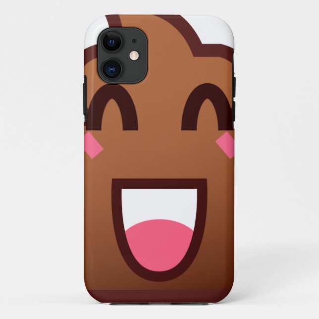 Funda De Case-Mate Para iPhone emojis de poop kawaii (Reverso)