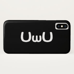 Funda Para iPhone X Emoticon de Anime Face Feliz