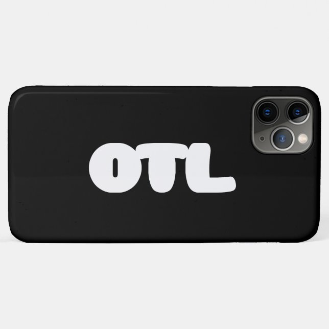Funda De Case-Mate Para iPhone Emoticon OTL ~ Argot coreano (Reverso (horizontal))