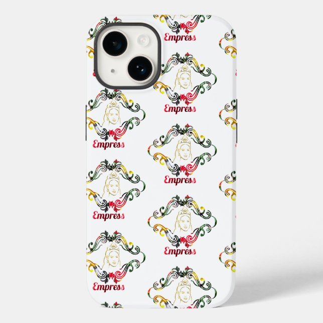 Funda De Case-Mate Para iPhone emperatriz (Reverso )