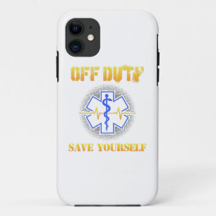 Funda Para iPhone 11 EMS Off Duty Ahorrarse Divertido Rescate Paramédic