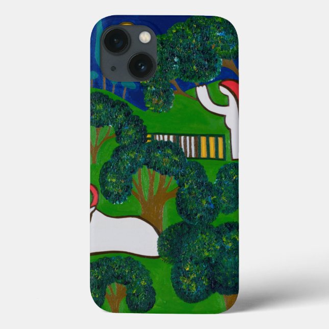 Funda De Case-Mate Para iPhone En Borgoña 2013 de Printemps (Reverso)