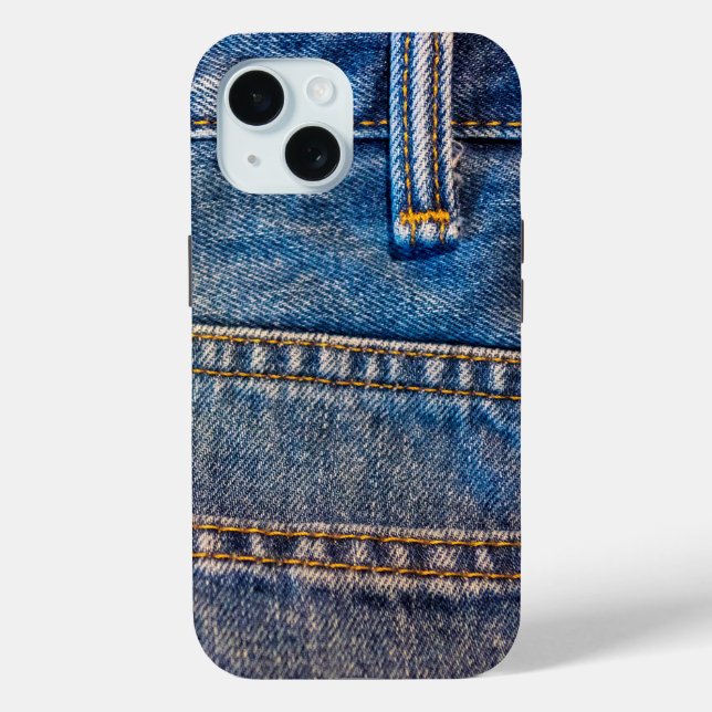 Funda De Case-Mate Para iPhone En Denim (Reverso )