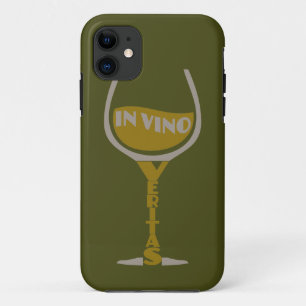 Funda Para iPhone 11 En el estuche Vino Veritas para iPhone personaliza