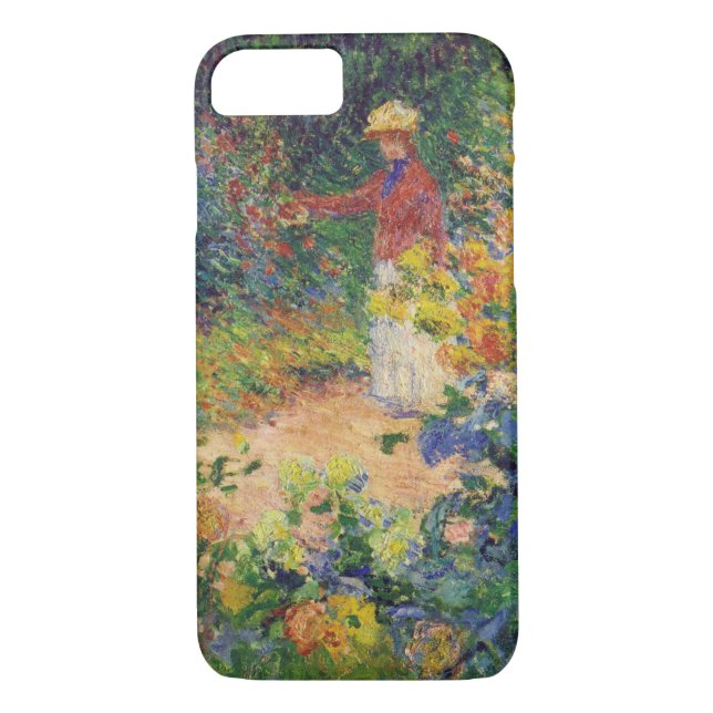 Funda De Case-Mate Para iPhone En el jardín, Monet (Reverso)