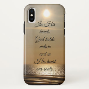 Funda Para iPhone X En manos de Dios